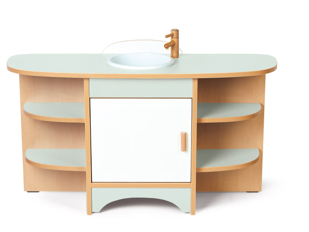 Blue sink unit