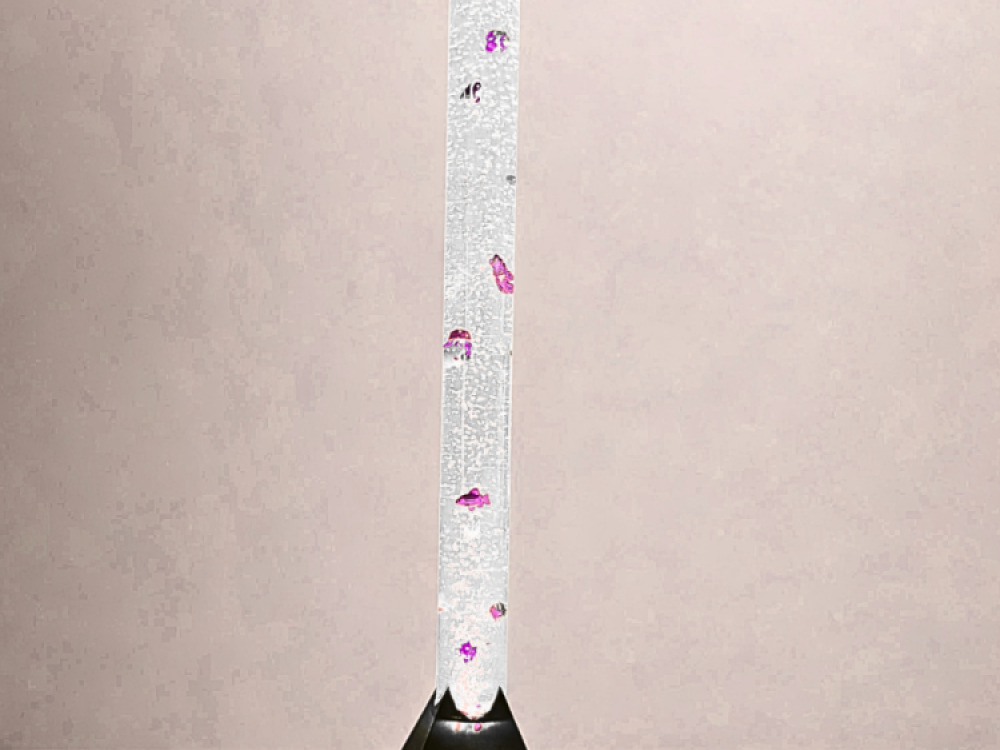 Bubble Tube 120cm with Remote (Round with Black Square Base)