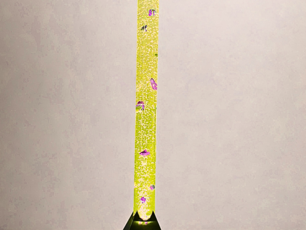 Bubble Tube 120cm with Remote (Round with Black Square Base)