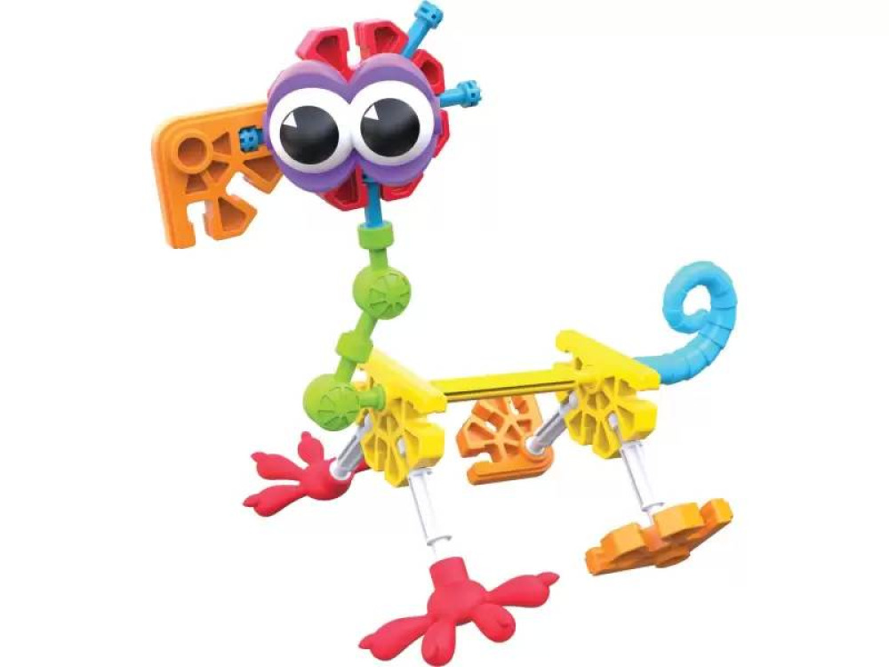 Cheerful friends. K'nex construction blocks