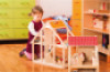 Frame wooden doll house