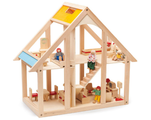 Frame wooden doll house