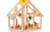 Frame wooden doll house