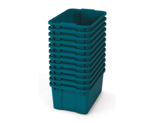 Big plastic containers - eco blue-green - 12