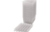 Big plastic containers with runners - Transparent - 12