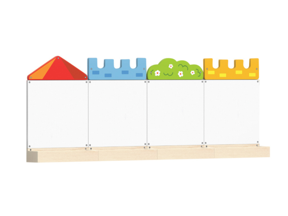 Magnetic wall board. Castle