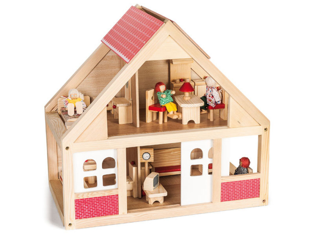 Wooden doll house