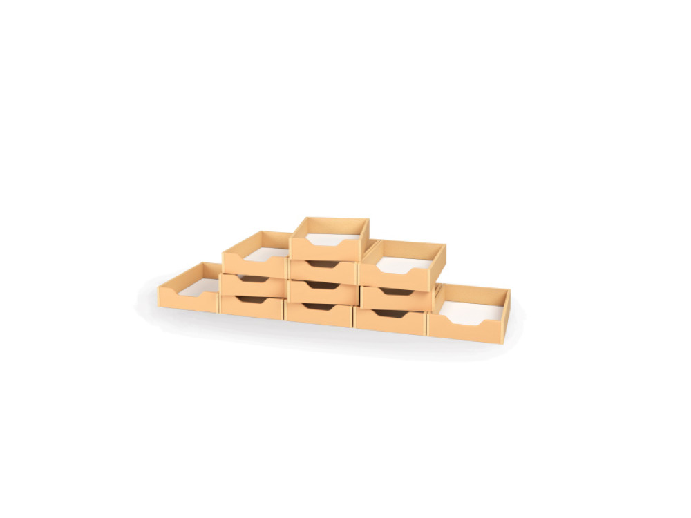 12 - small wooden trays - Eko