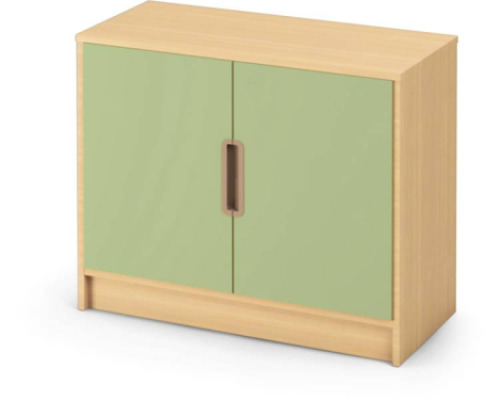 Storage Unit 92 with shelves and doors - Avocado - M