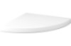 Low corner mattress module. White world experience room
