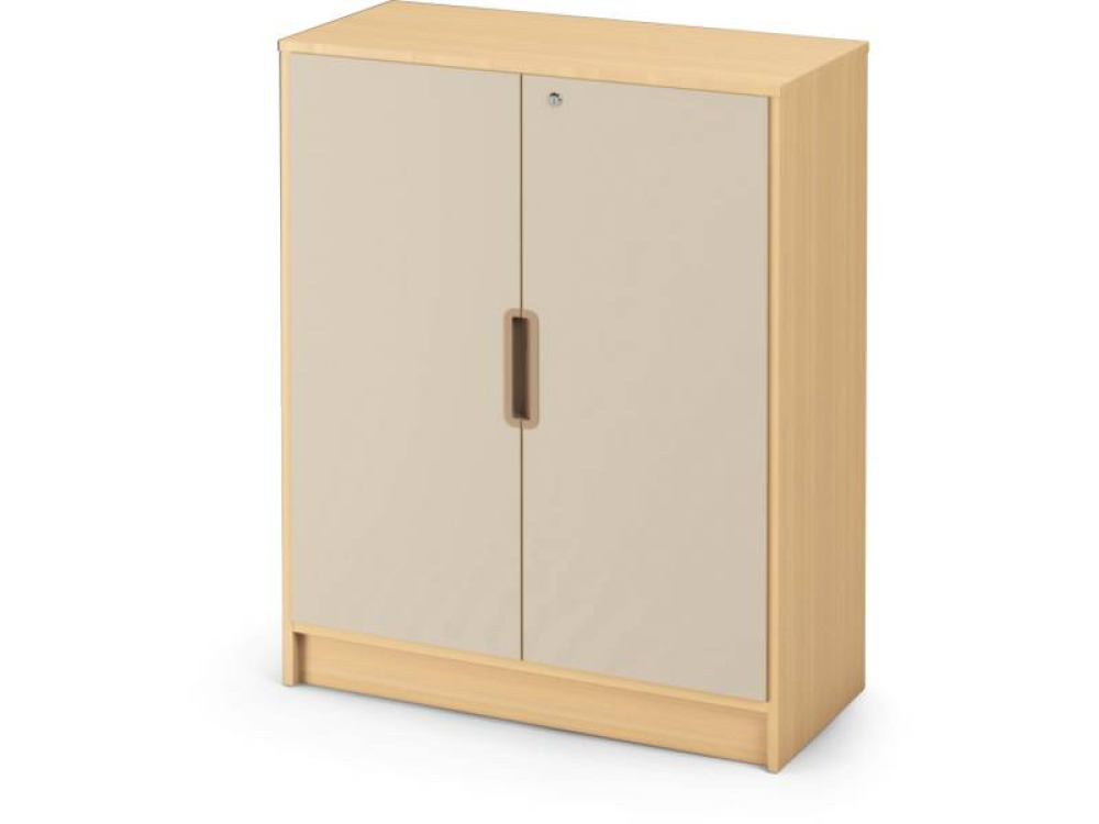 Storage Unit 92 with shelves and doors + lock - Sand - S