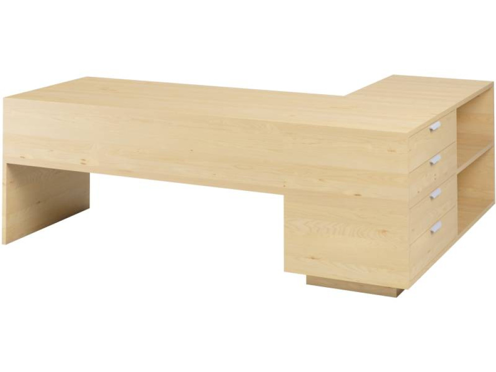 Headmaster s desk with drawers - birch. Exclusive