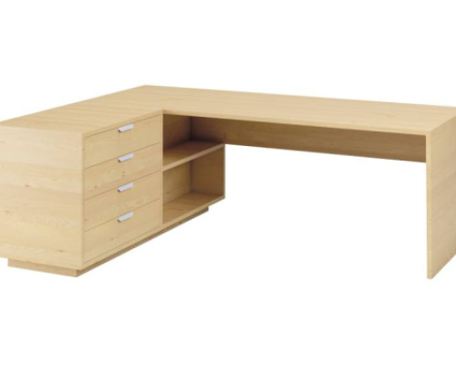 Headmaster s desk with drawers - birch. Exclusive