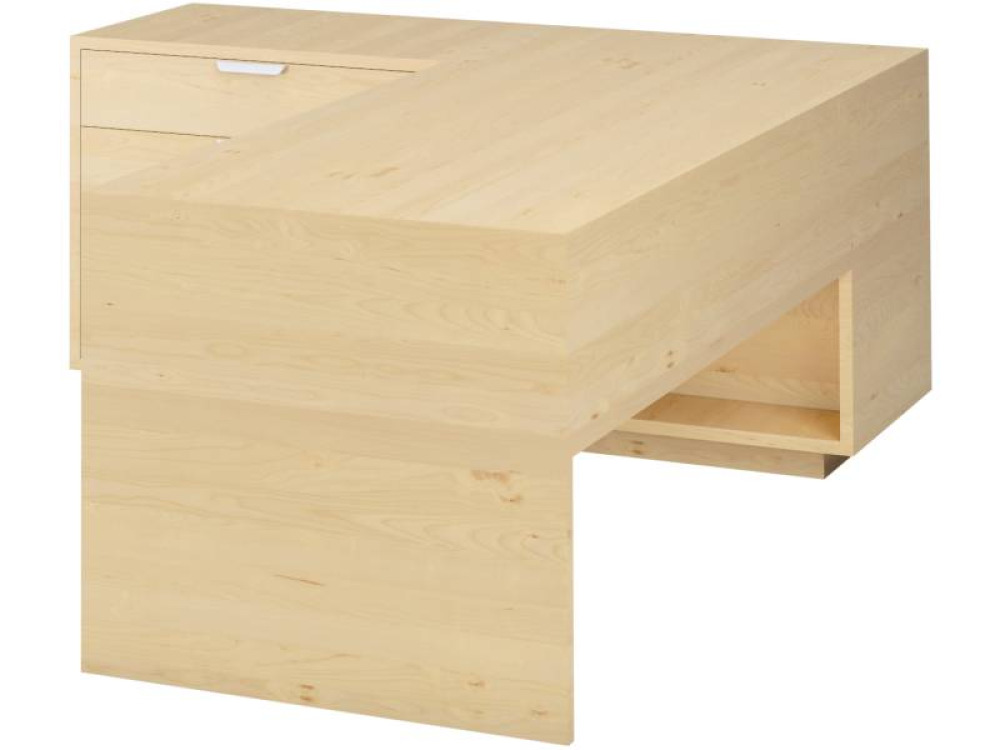 Headmaster s desk with drawers - birch. Exclusive