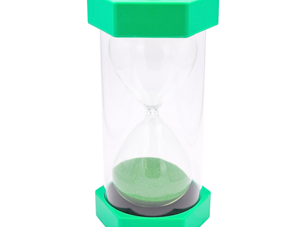 Large Event Sand Timer – 1 Min. – Green