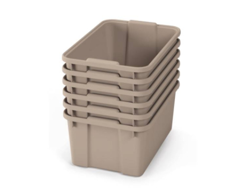 Big plastic containers - eco beige - 06