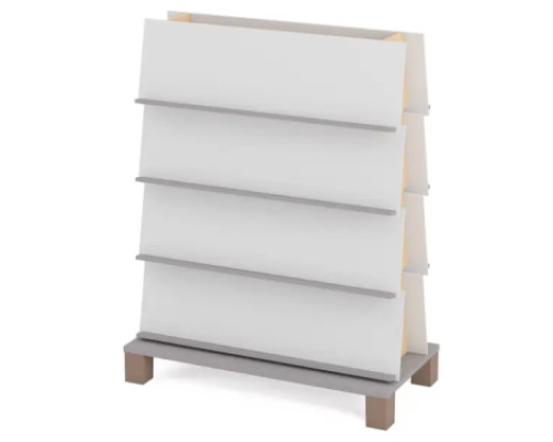 Double-sided bookcase 2. Grey. Fresh Collection