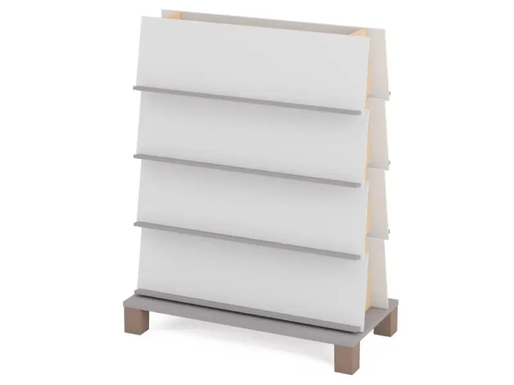 Double-sided bookcase 2. Grey. Fresh Collection