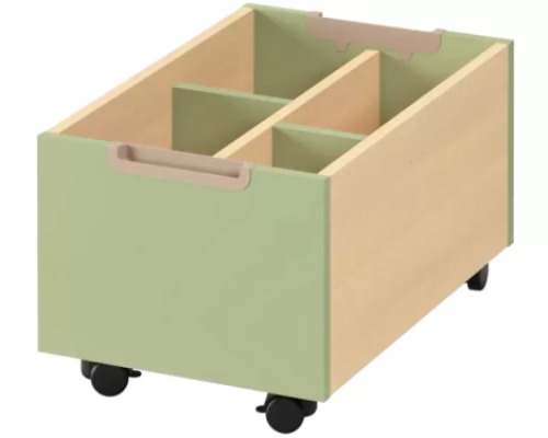 Mobile bookcase - Avocado