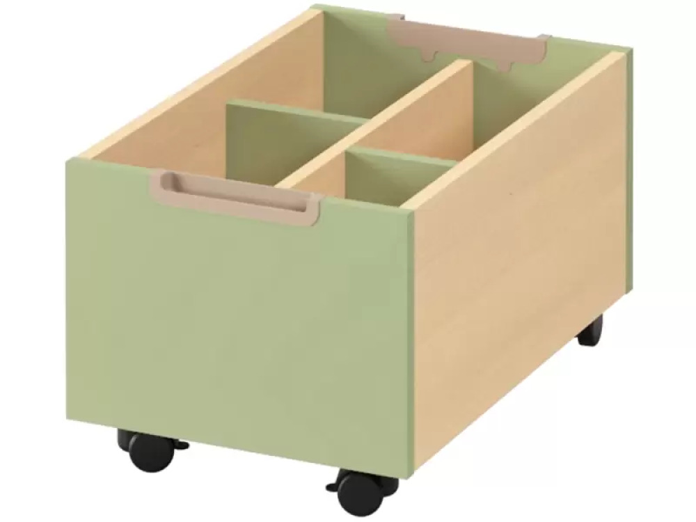 Mobile bookcase - Avocado
