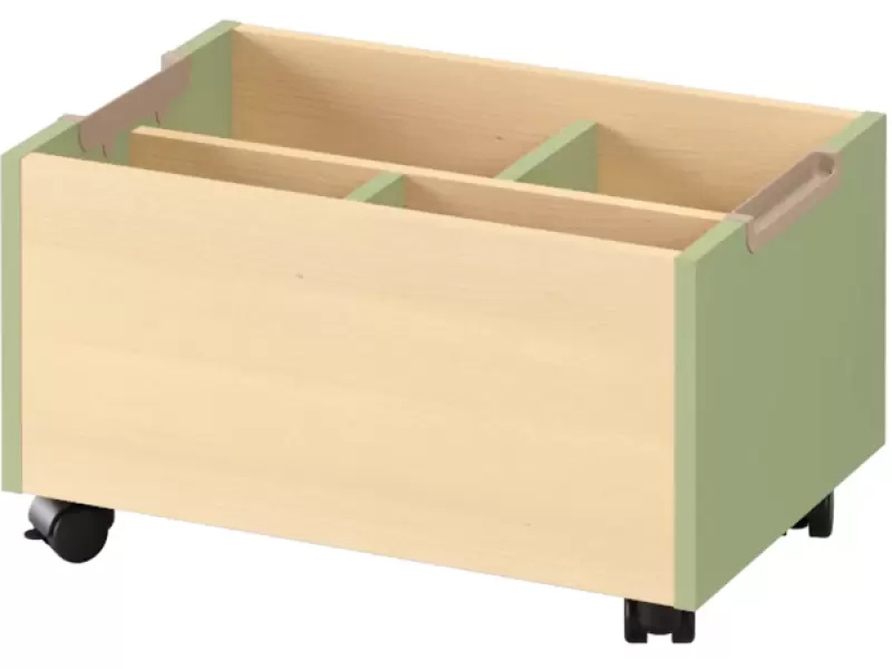 Mobile bookcase - Avocado