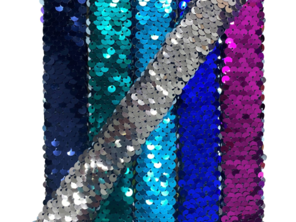 Sequin Snap Wrist Bands (Set of 6)