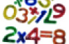 Sparkly Squidgy Math Symbols