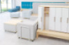 Doors with handle for cloakroom Vita 6 - Grey
