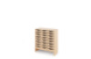 Storage Unit L with shallow wooden trays - Eko