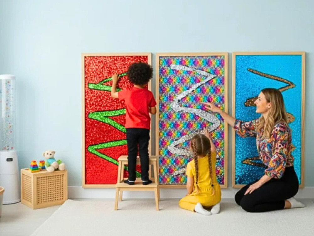 Sequin Wall Boards – Set of 3