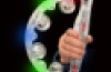 Large Light up Tambourine