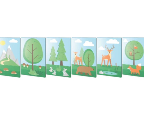 Forest wall panels. Set