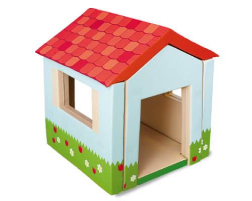 Foam house with print