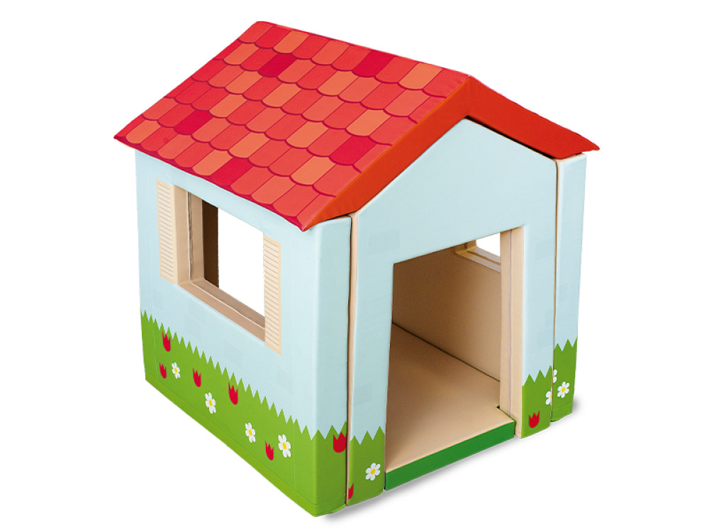 Foam house with print