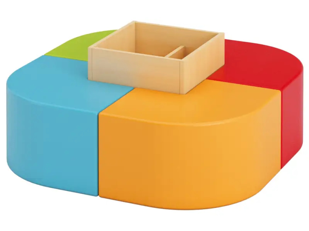 Square. Foam seating set Snake