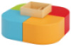 Square. Foam seating set Snake