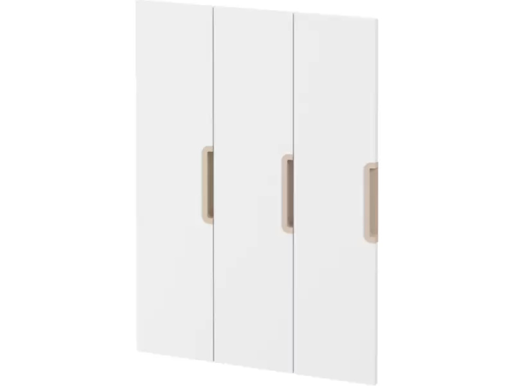 Doors with handle for cloakroom Vita 3 - White