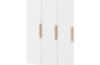 Doors with handle for cloakroom Vita 3 - White