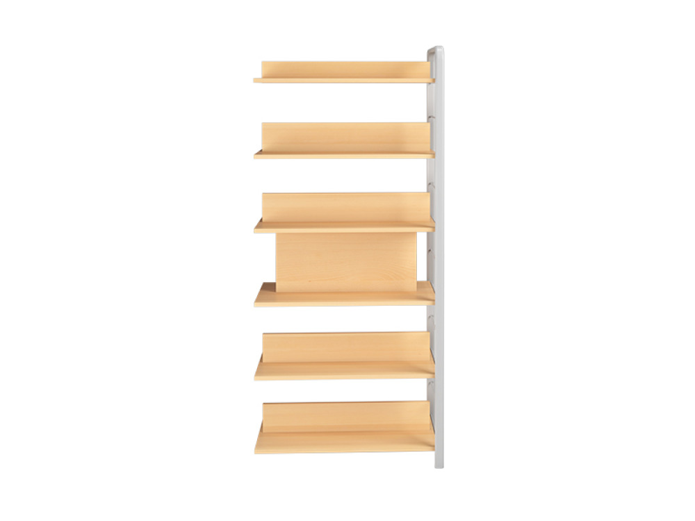 Bookcases freestanding units 3 doublesided add-on