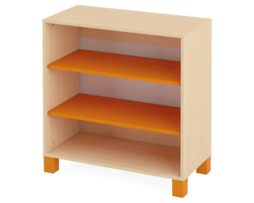 Large cabinet with shelves. Orange. Fresh Collection