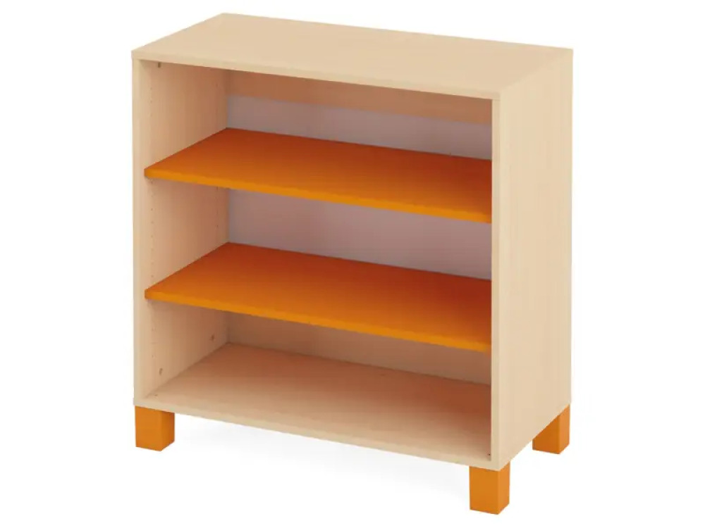 Large cabinet with shelves. Orange. Fresh Collection