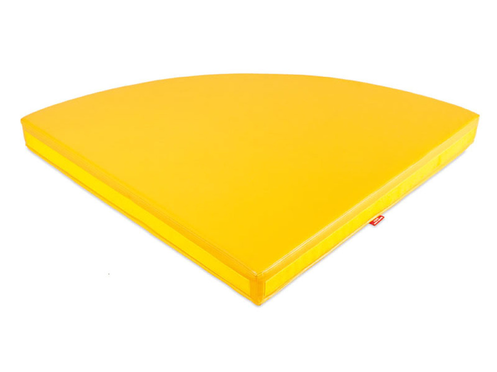 Corner mattress. Yellow