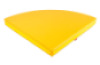 Corner mattress. Yellow