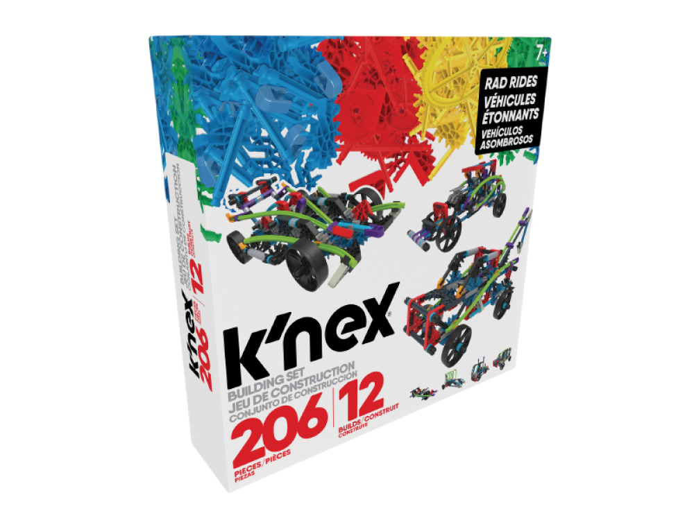 Vehicles on wheels. Construction blocks K'nex