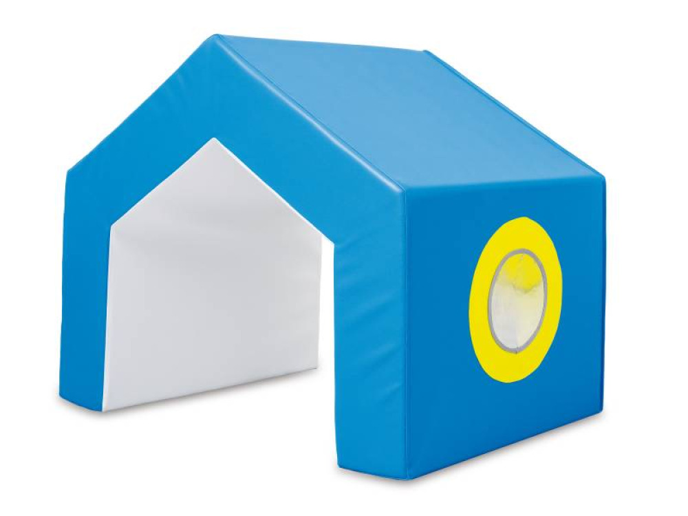 House with mirrors. Foam tunnel