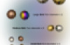 Metallic balls 10 pc set