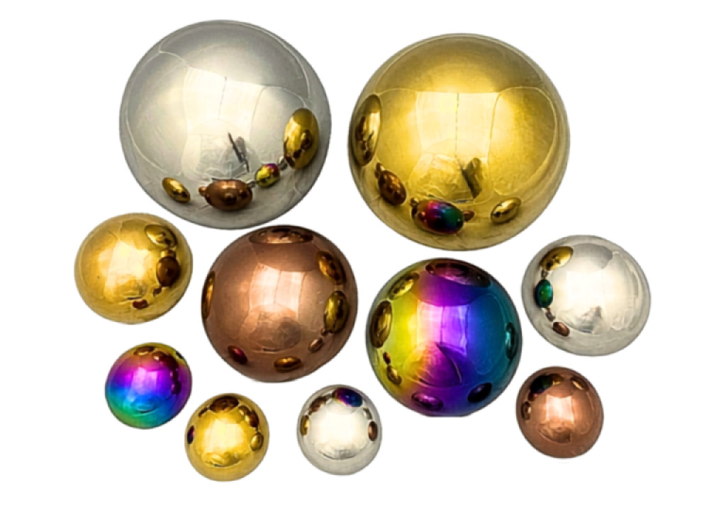 Metallic balls 10 pc set