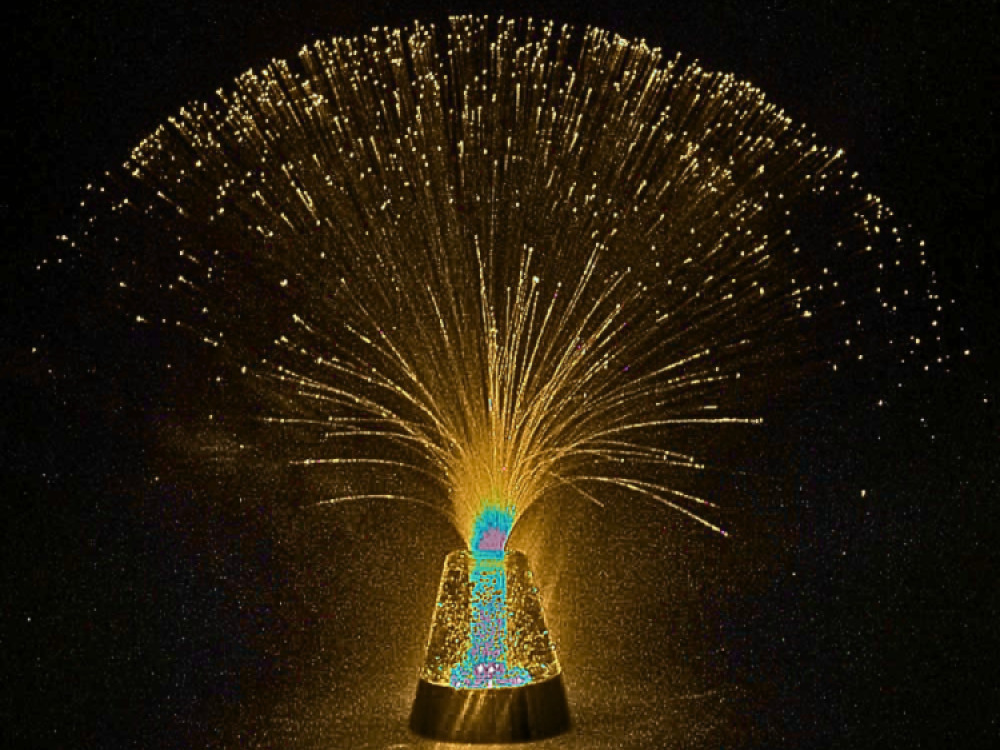 Fibre Optic Spray Lamp – Glitter Base
