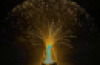 Fibre Optic Spray Lamp – Glitter Base