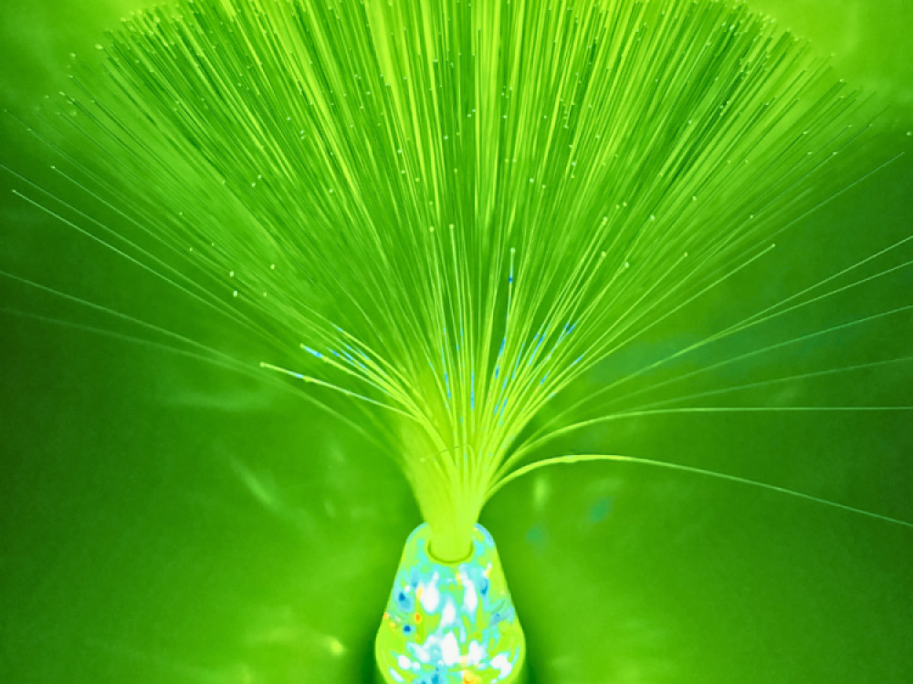 Fibre Optic Spray Lamp – Glitter Base